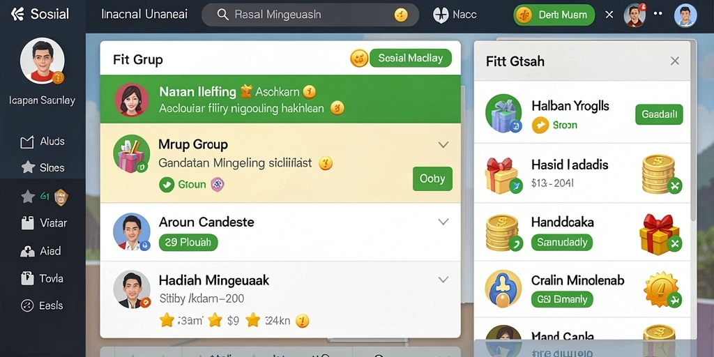 Screenshot menampilkan fitur multiplayer yang seru.