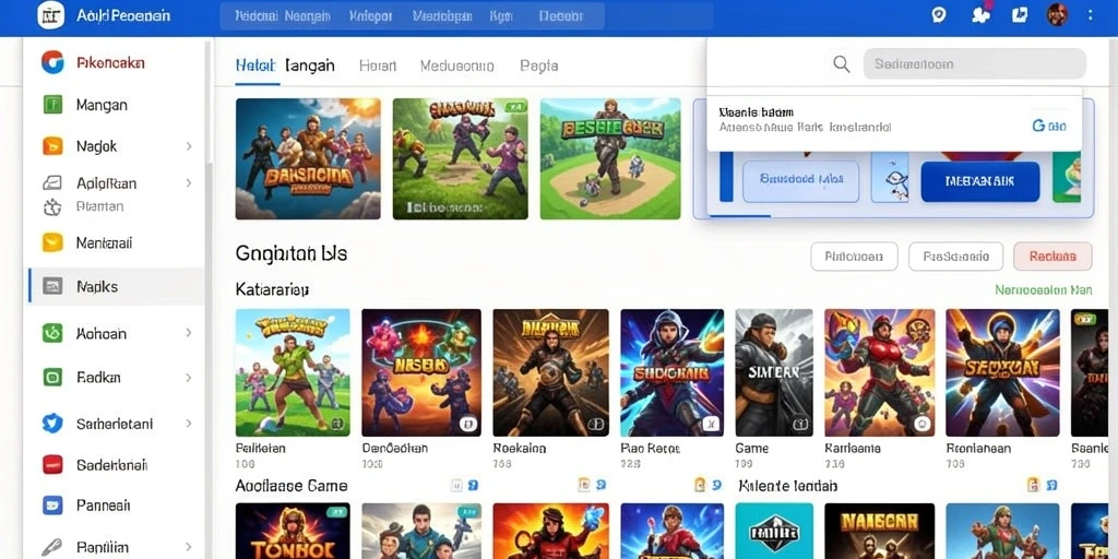 Level permainan yang penuh tantangan seru.