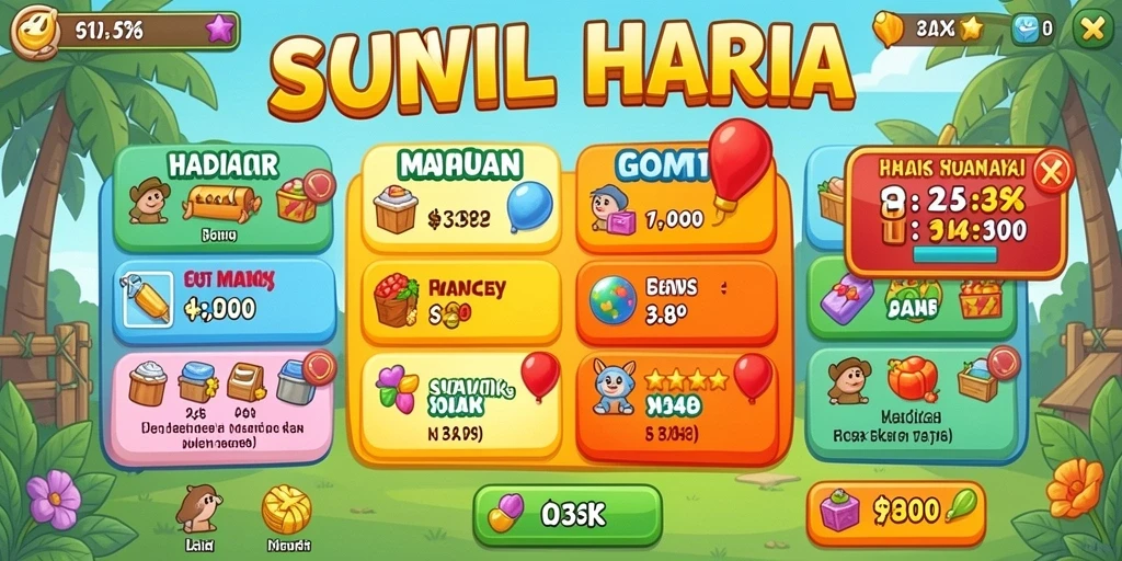 Level yang menantang dan penuh warna.