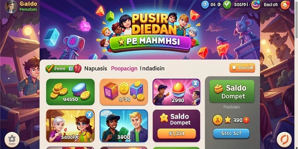 Level menantang dengan rintangan yang inovatif.