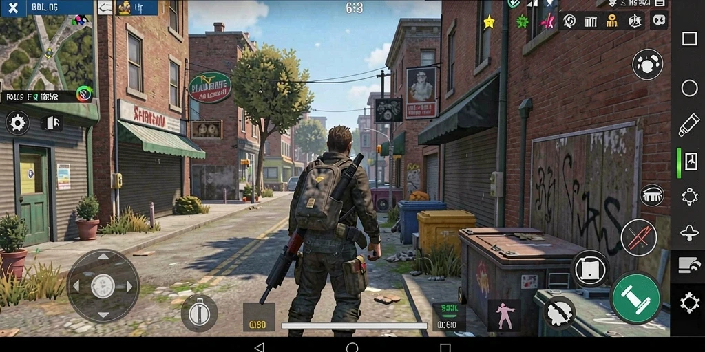 Fitur multiplayer yang memungkinkan interaksi dengan pemain lain.